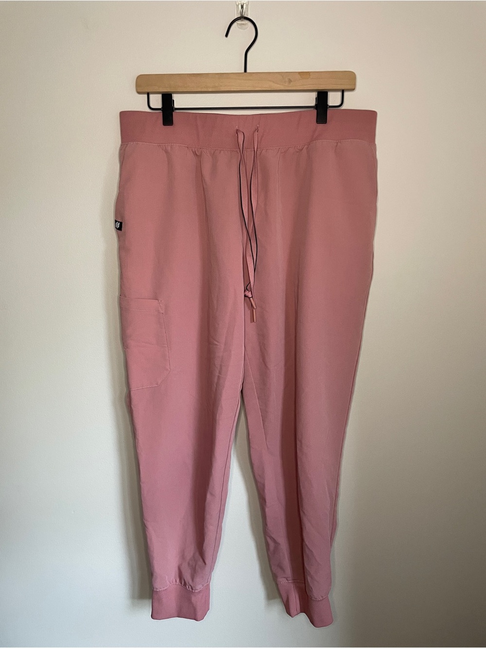 Jaanuu Silex Slim Scrub Jogger Pant Mauve Women’s Large Petite
